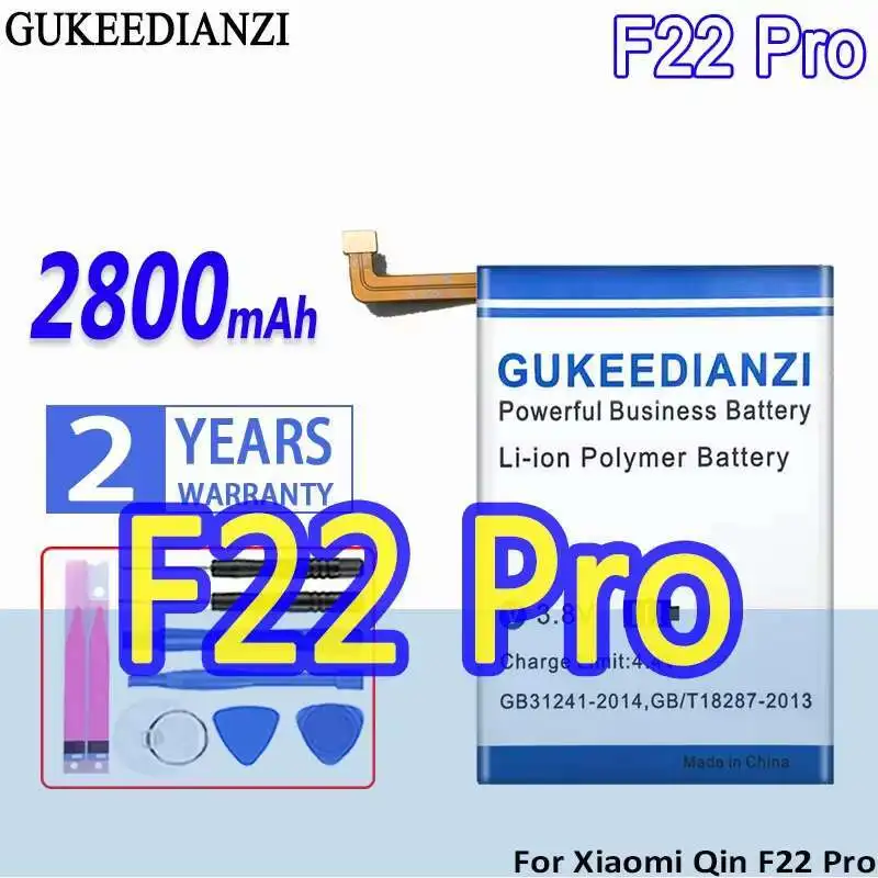 

2800Mah For Xiaomi Qin F22 Pro Mobile Phone Battery Long-Lasting