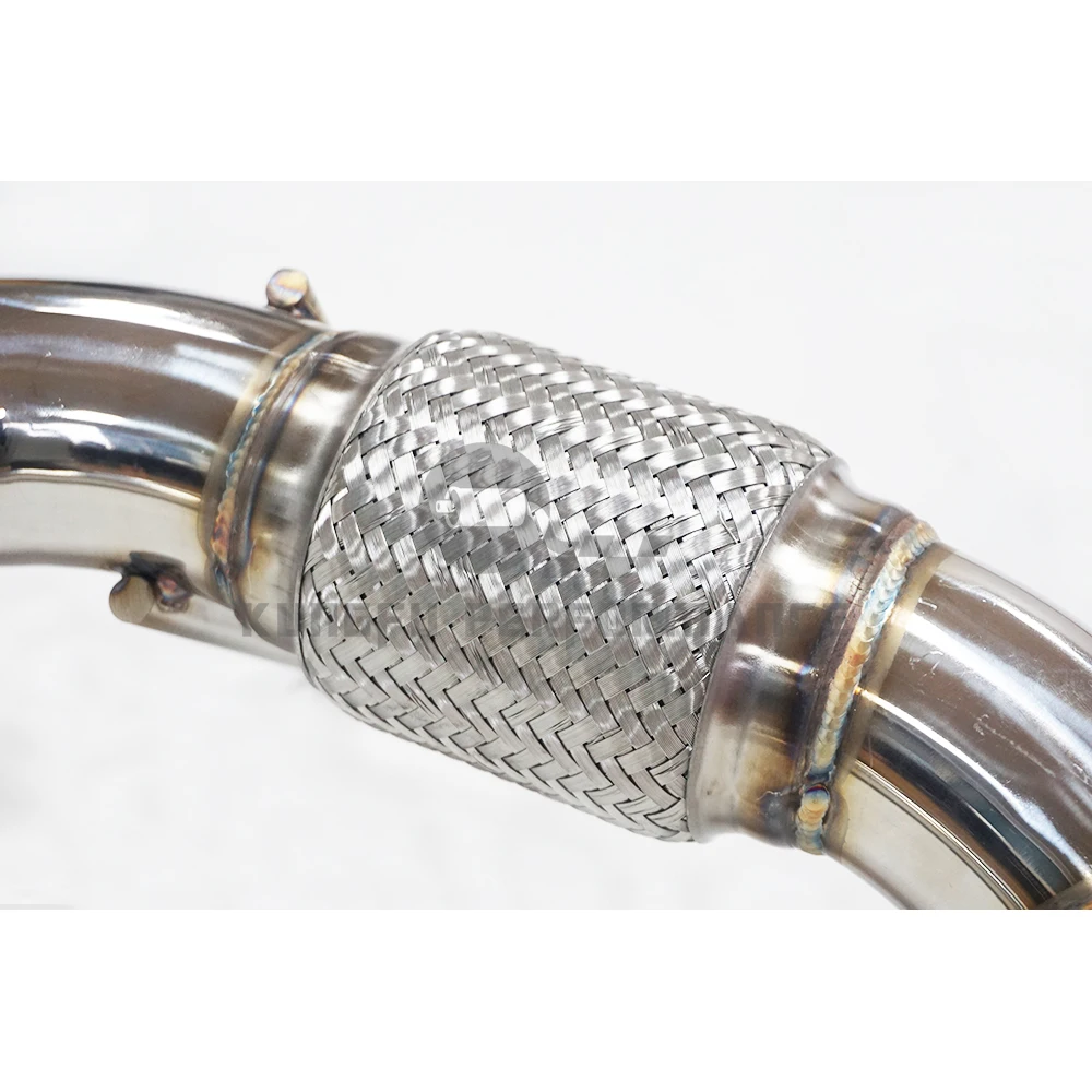 KUNGFU PERFORMANCE V W Golf R MK6 AU DI S3 8P TTS QUATTRO 1.8L TFSI 2L TFSI CATLESS DOWNPIPE 2006-2013 view 5