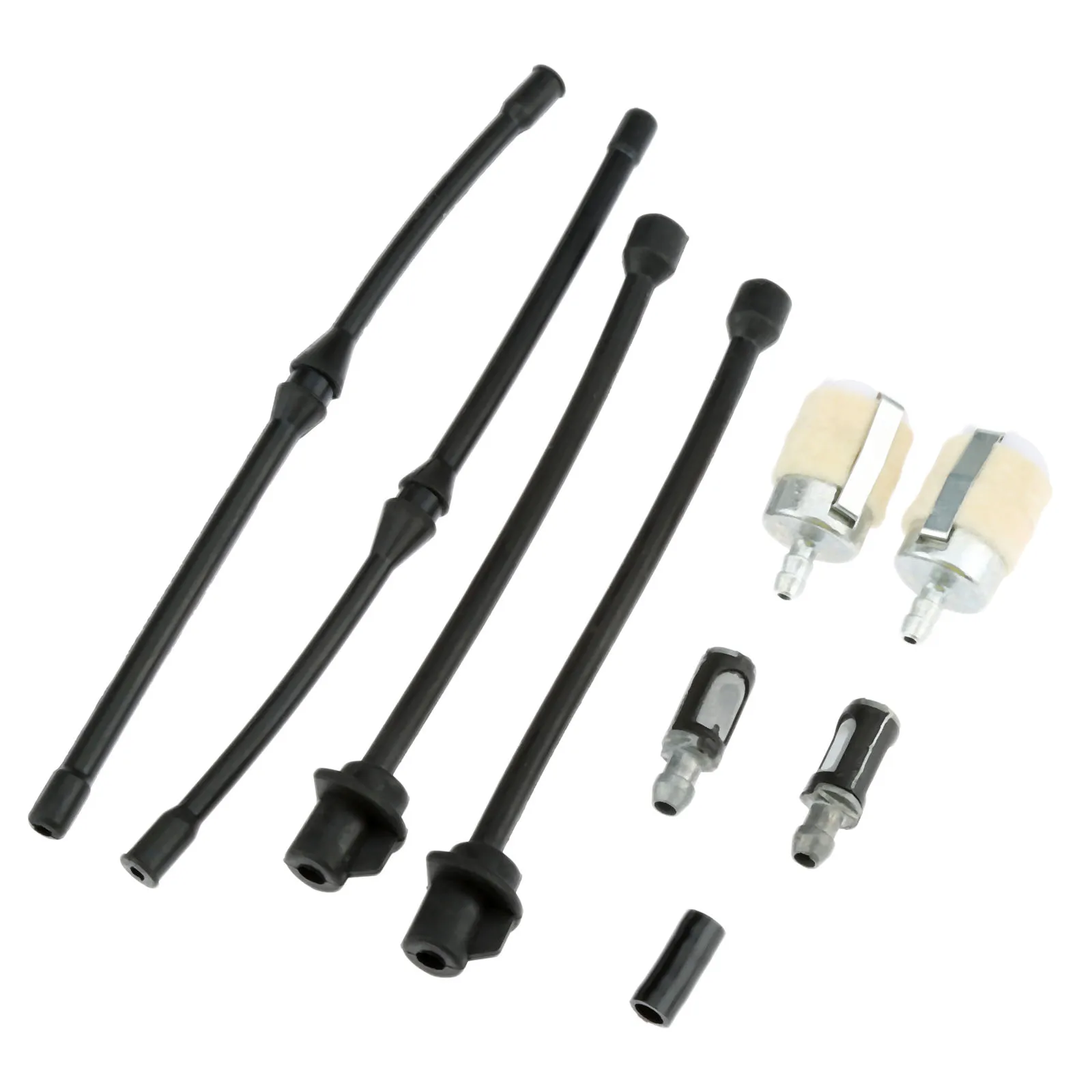 8Pcs(4 Sets )Tool Parts Chain Saw Fuel Pipe Oil Pipe Fuel Oil Filter For 52cc 58cc Chainsaw Spare Parts Hose Set 4500/5200/5800