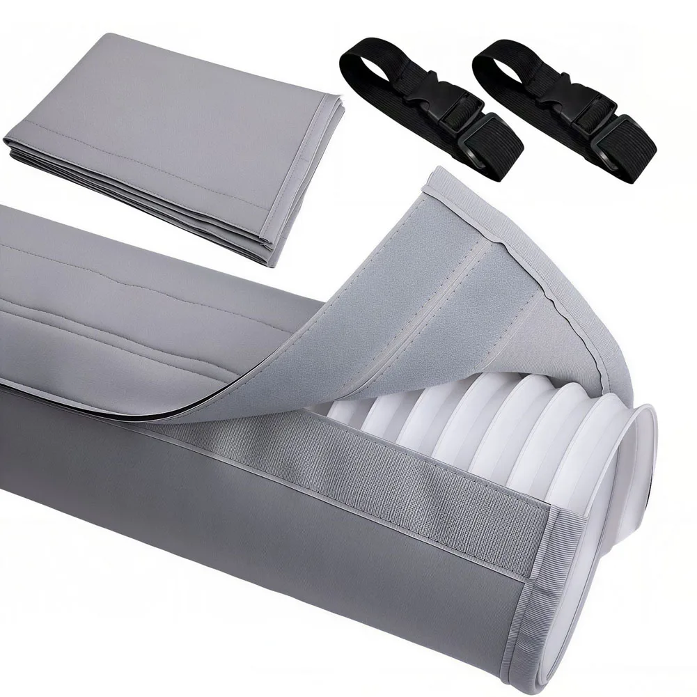 Polyester Composite Hose Sleeve for Portable AC for exhaust Tubes 5 inch and 5.9 inch Diameter Quick Installation Design