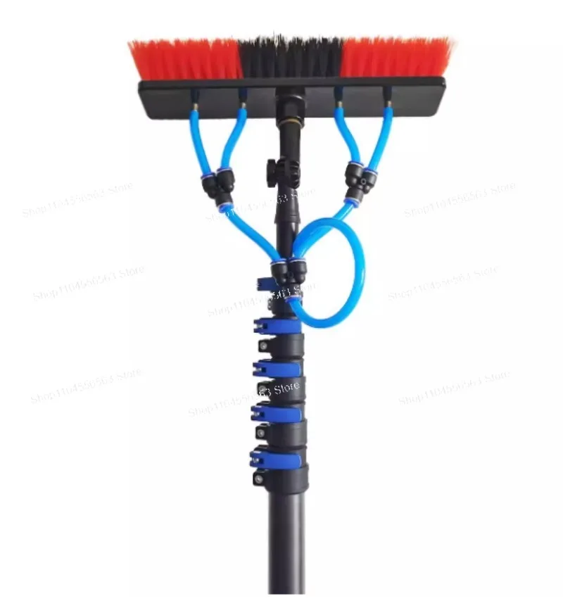 

15m Water Fed Carbon Fiber Extension Telescopic Window Cleaning Pole With Hose Household Cleaning