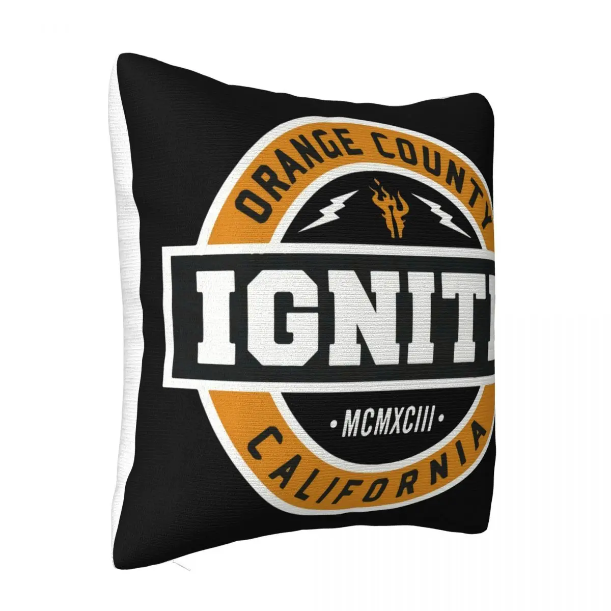 Ignite Orange County California Black Hardcore Crossover Sick Of It All Halloween Cartoon Character Pillow Case