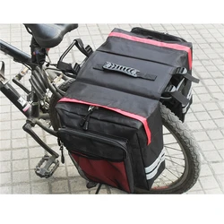 MTB Bicycle Carrier Bag Rear Rack Bike Trunk Bag Luggage Pannier Back Seat Double Side Cycling Bycicle Bag Durable Travel