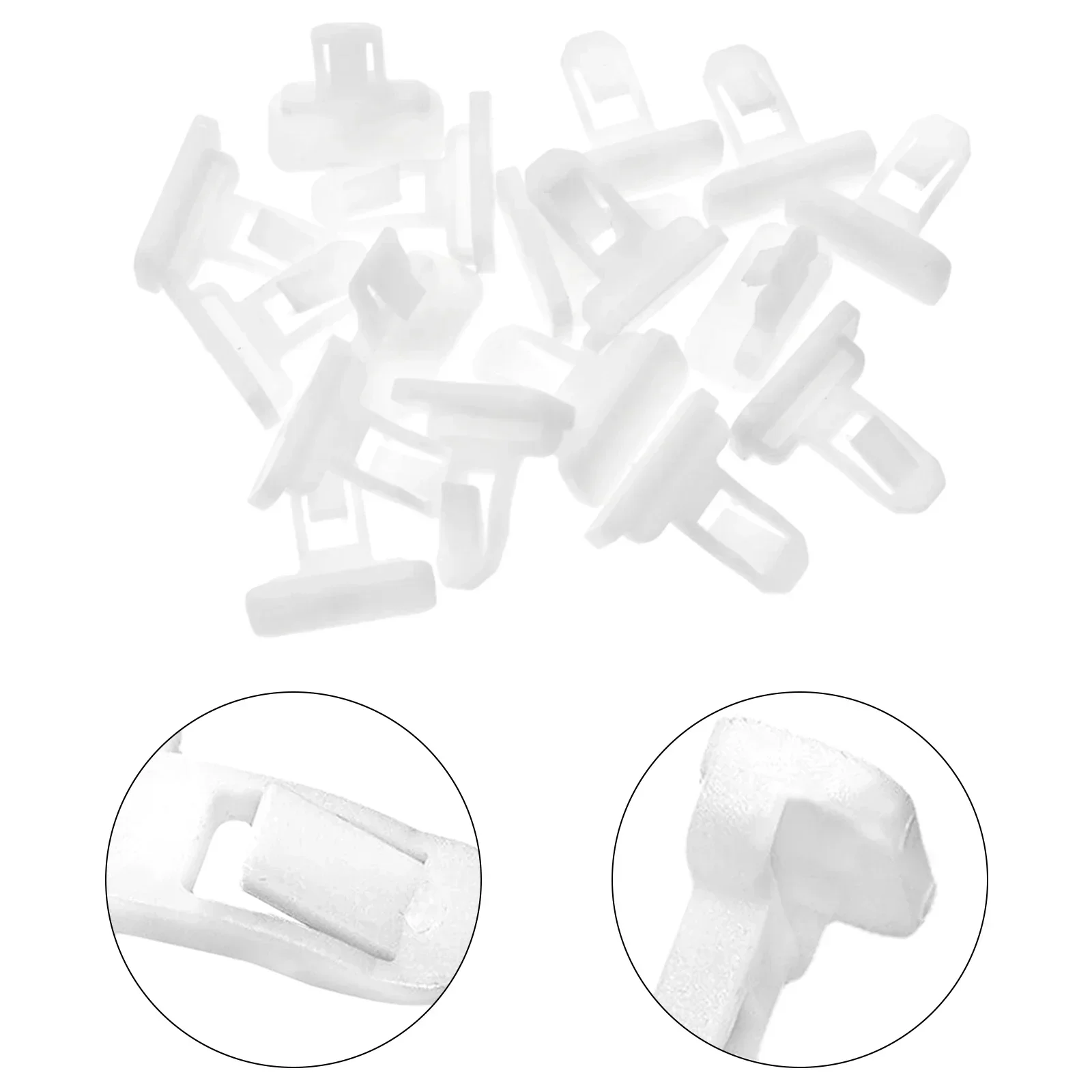 Universally Compatible Front Rear Spoiler Moulding Clips Bumper Retainer for Toyota 30pcs OEM Number 75392 35220 Color White