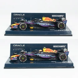 MINICHAMPS 1:43 ORACLE RACING RB19 - #1 MAX / #11 SERGIO PEREZ 2023 Miami champion Resin Model Car