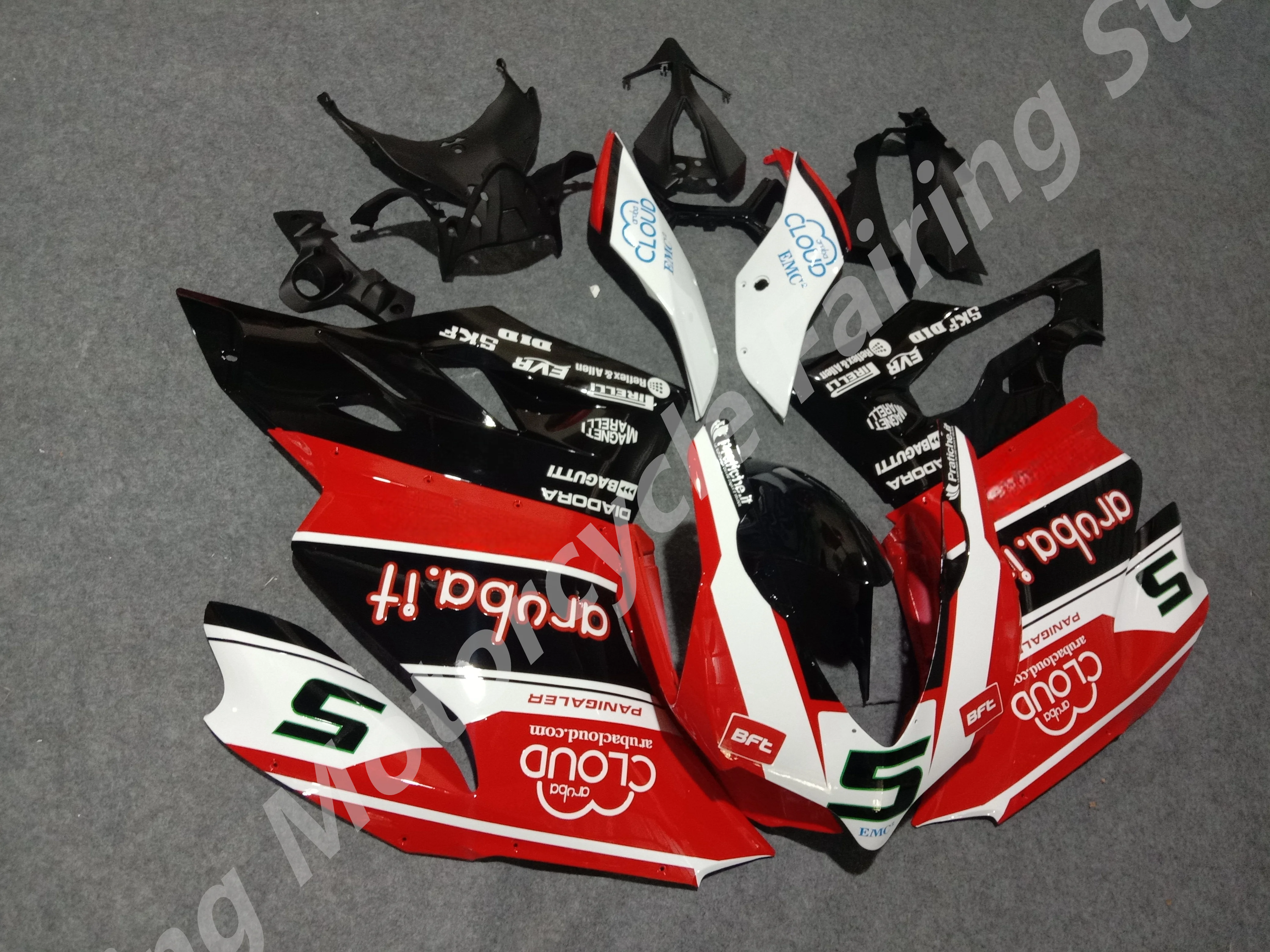 Motorcycle Fairing Bodywork Kit For Ducati 899 1199 Panigale 2012 2013 2014 ABS Plastic black red white