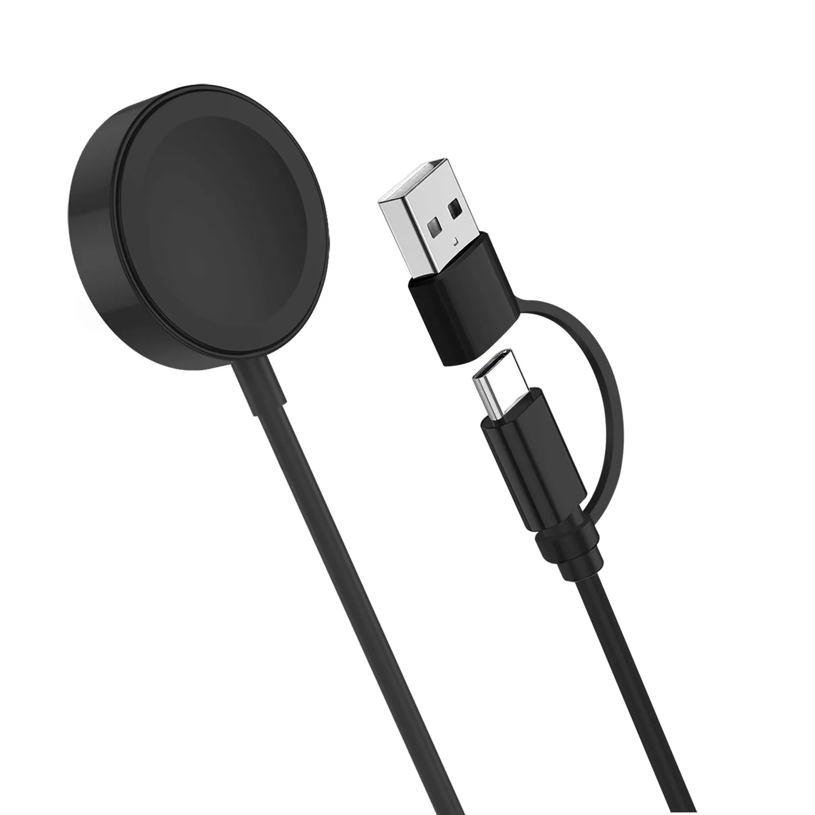 Fast Wireless USB Charging Cable Cord Stand Dock Charger Adapter For Samsung Galaxy Watch 7 6 Watch 5 Pro Watch 5 4 3