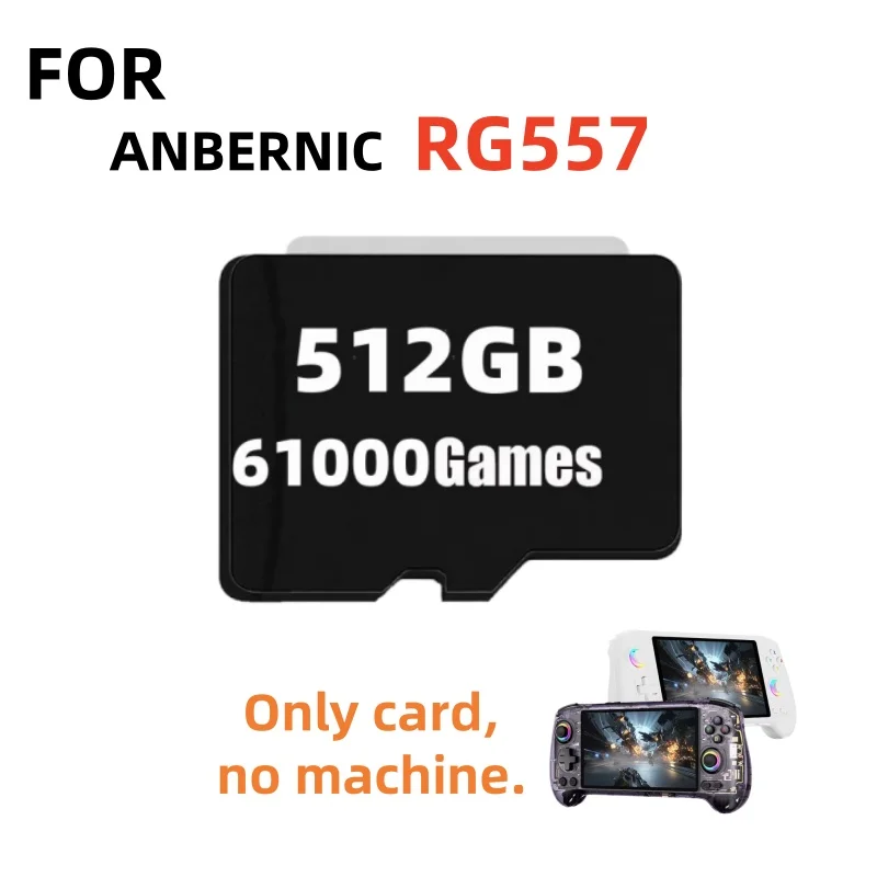 Anbernic rg557 microSDカード512GB For RG557 Portable Handheld Game Console Memory Card TF Card SD