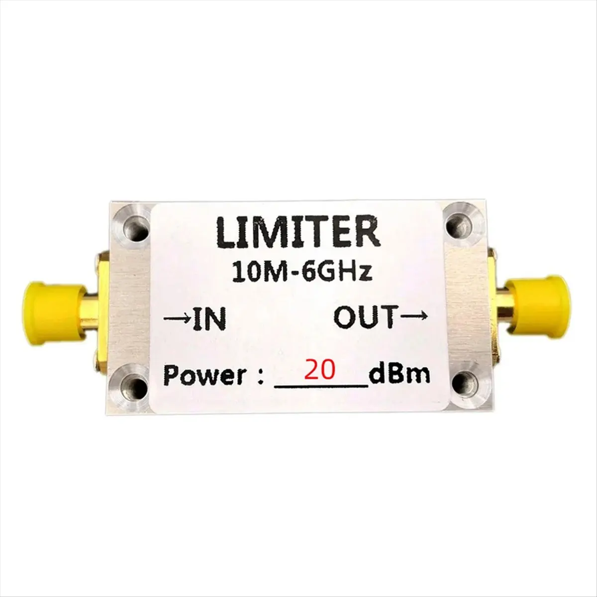 PIN Diode RF Limiter 10M-6GHz 20dBm with CNC Case for HAM Radio Low Noise Amplifier SDR Shortwave Receiver-BCBW