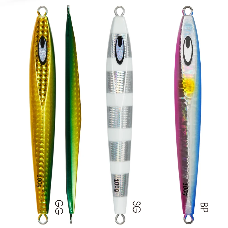 Lureholic A Crazy Dancer 80g 100g 120g Saltwater Sea Fishing Bait BF Metal Jig  falling and flickering Belt Fish