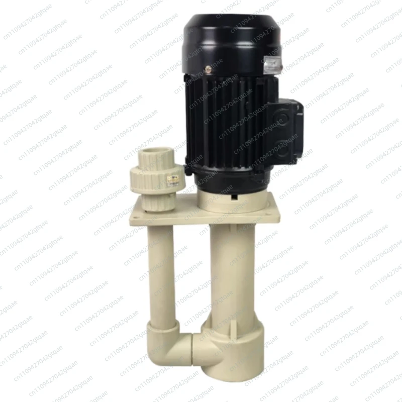 Plastic Chemical Pump Vertical Acid and Alkali Resistant Submerged Pump Vertical Pump in Anti-corrosion Tank 220V 380V