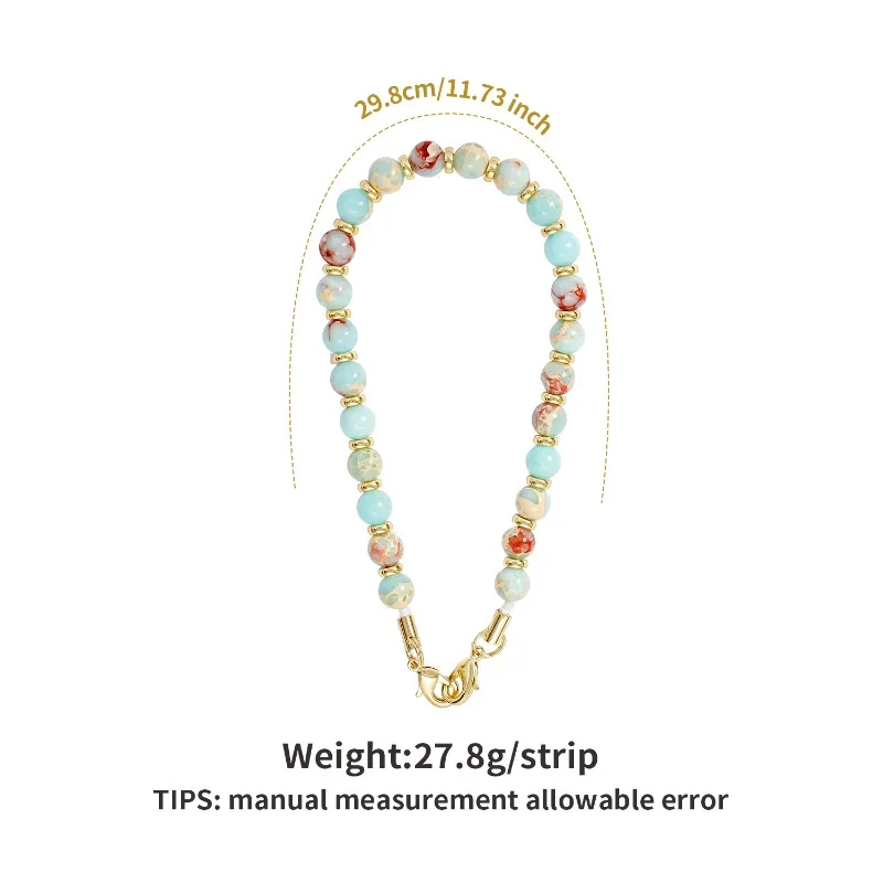 Neue Handy Lanyard Natürliche Zerkleinert Stein Handgemachte Perle Telefon Kette Für Auto Schlüsselanhänger Kamera Rucksäcke Telefon Anhänger Seil