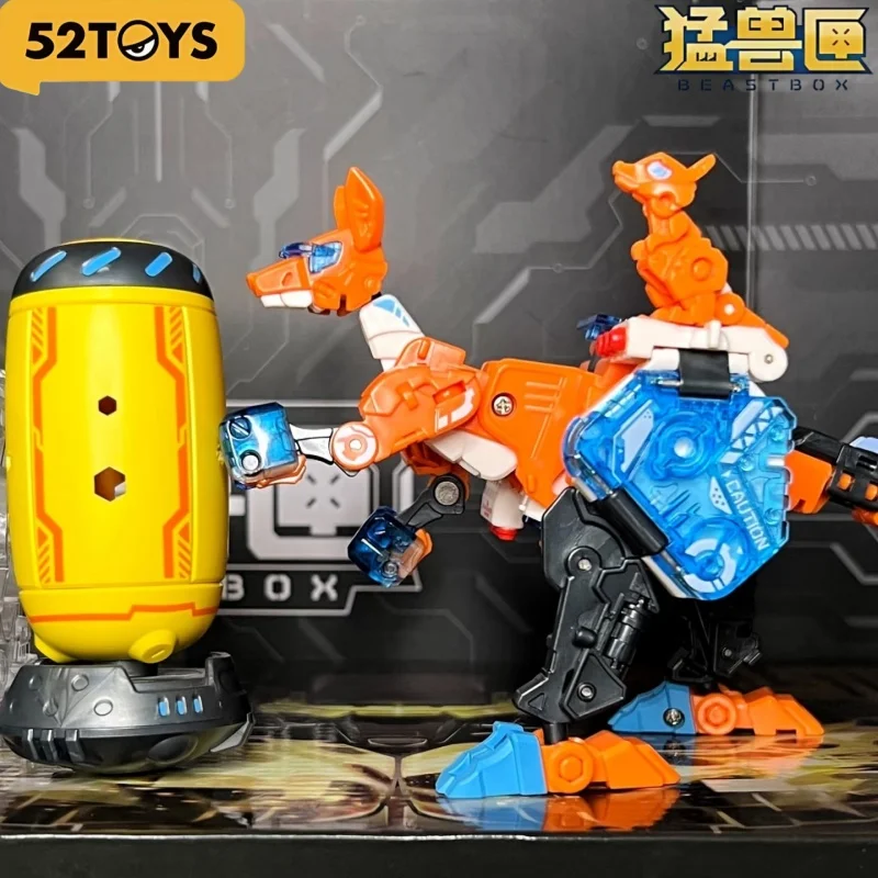 

【BEASTBOX】 Серия Beast Box с отскоком мяча-кенгуру, игрушка-трансформер, сборная модель, модная фигурка меха