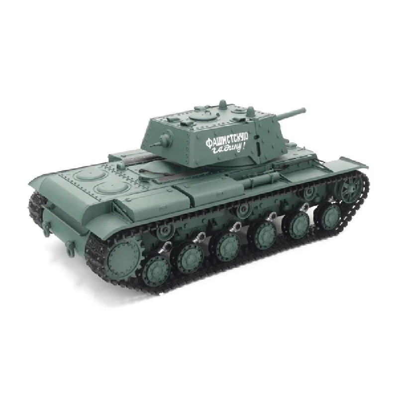 2.4g 풀 스케일 원격 제어 대형 시뮬레이션 소련 Kv-1s 추가 기갑 중전 경쟁 탱크 모델