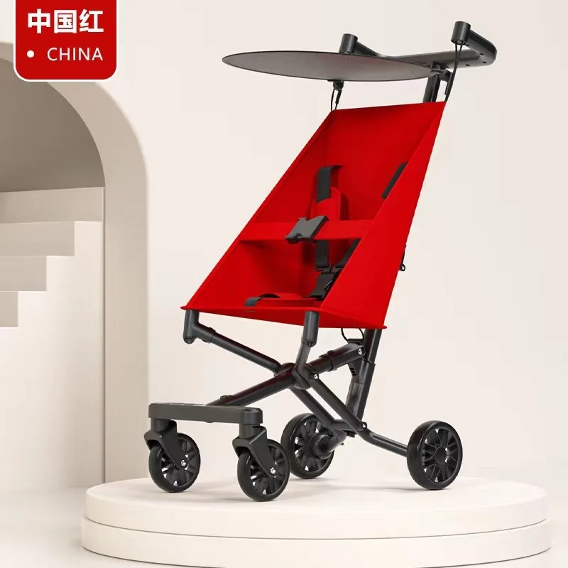 New baby stroller, child walking artifact, portable stroller, simple outdoor portable parachute