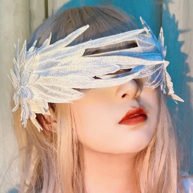 手作りコスプレゴシックロリータ天使の羽ヘアピン悪魔頭飾り原宿ホーン刺繍羽ヘアクリップアニメアクセサリー