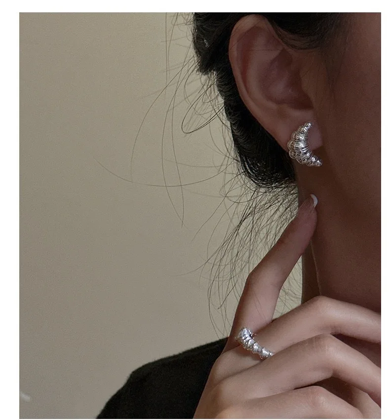 REETI 925 srebro kolczyki sztyfty dla kobiet elegancka biżuteria ślubna pendientes mujer moda` — zdjęcie 7