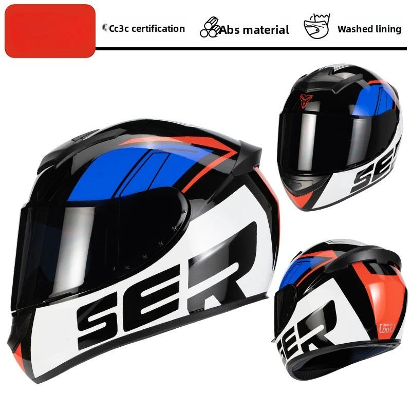 

Knight 3C Certification National Standard Motorcycle Helmet Men and Women Winter Safety Knight Bluetooth Locomotive Full Helmet