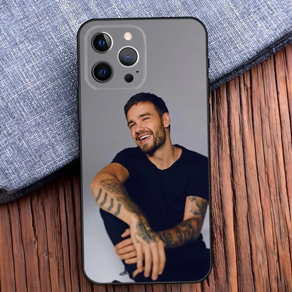 Singer L-Liam P-Payne Phone Case For iPhone 16,15,14,13,12,11,Pro,X,XS,Max,XR,Plus,Mini Soft Black Cover