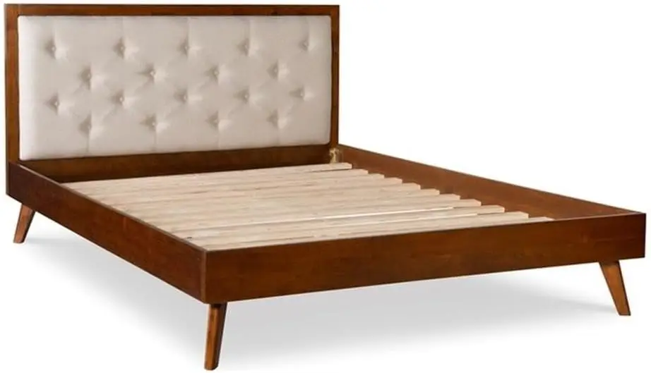 Moore Platform Wood Queen Bed In Brown