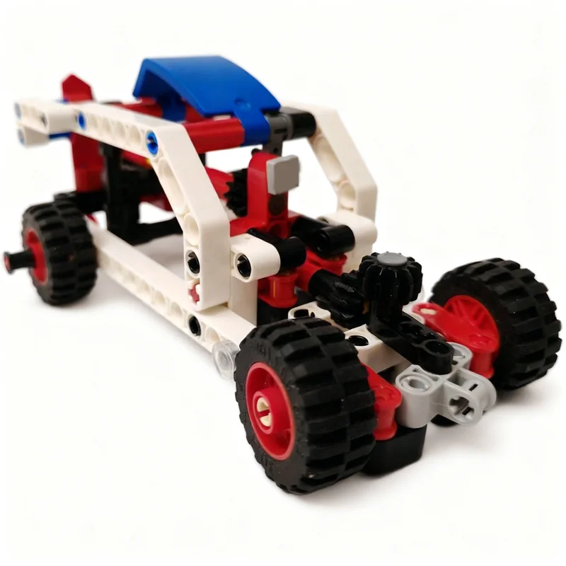 131 Piezas MOC, Bloques de Construcción Técnicos, Modelo de Hot Rod, Construcción Alternativa, Juguetes de Arquitectura, Regalo de Navidad, Idea Creativa, Educación