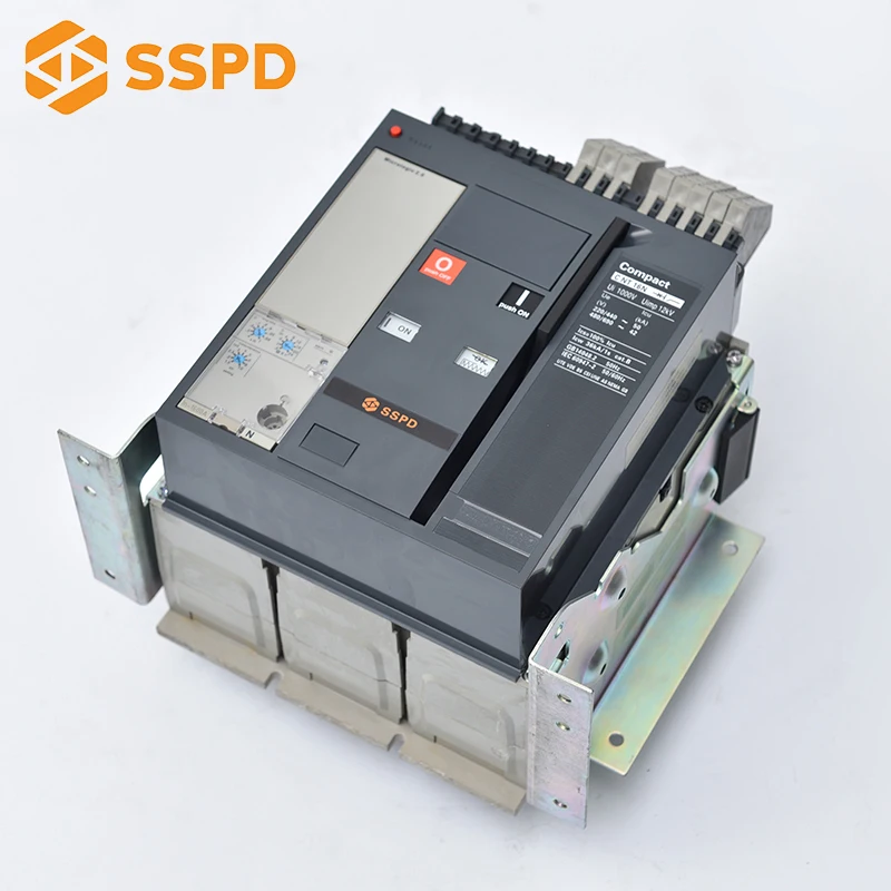 MSSSPD Высококачественный рамочный автоматический выключатель ACB 1600A 3P фиксированного типа