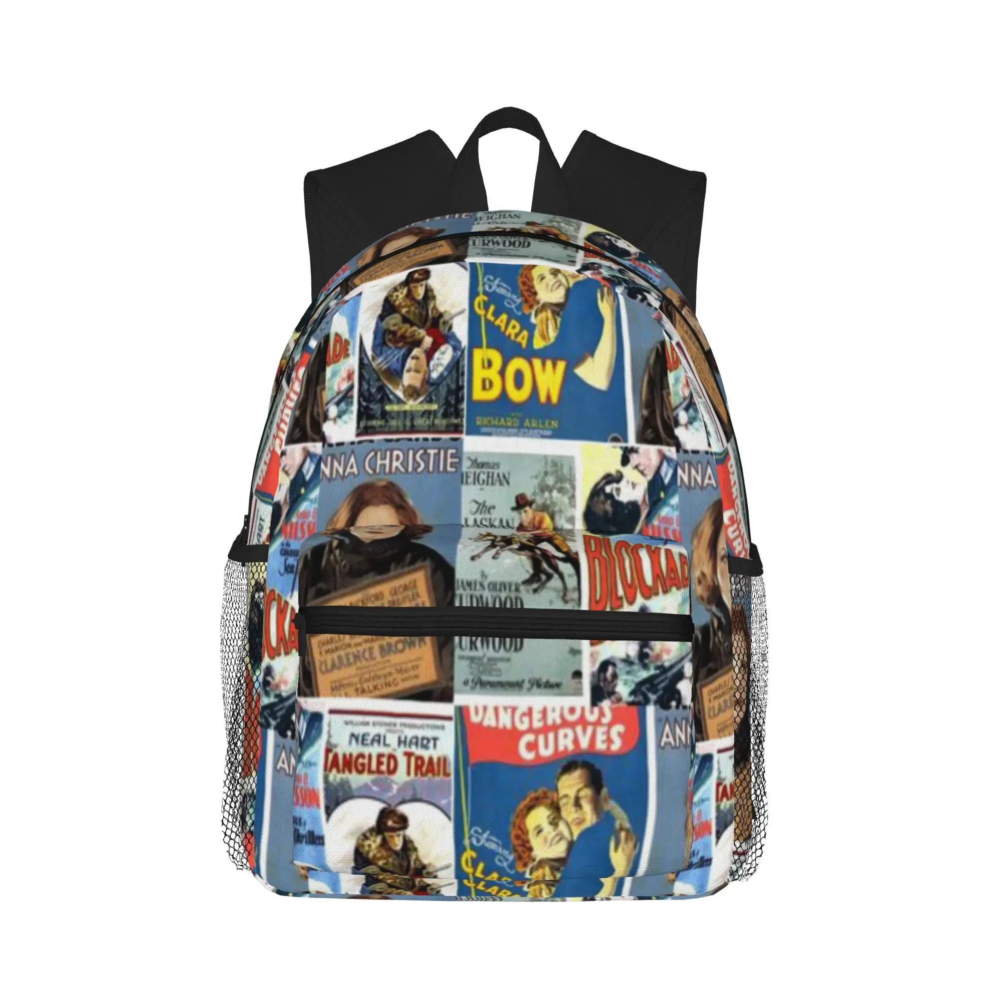 Vintage Movies Picture Montage  20  Casual Backpack for Students and Adults Bags