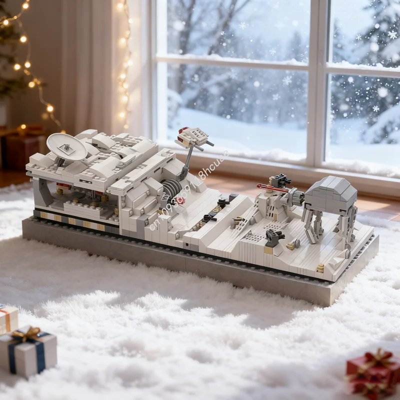 620 pièces MOC Micro Hoth Kessel Run Falcon Star bataille modèle bâtiment cadeau de noël blocs Architecture bricolage idée brique jouet enfants