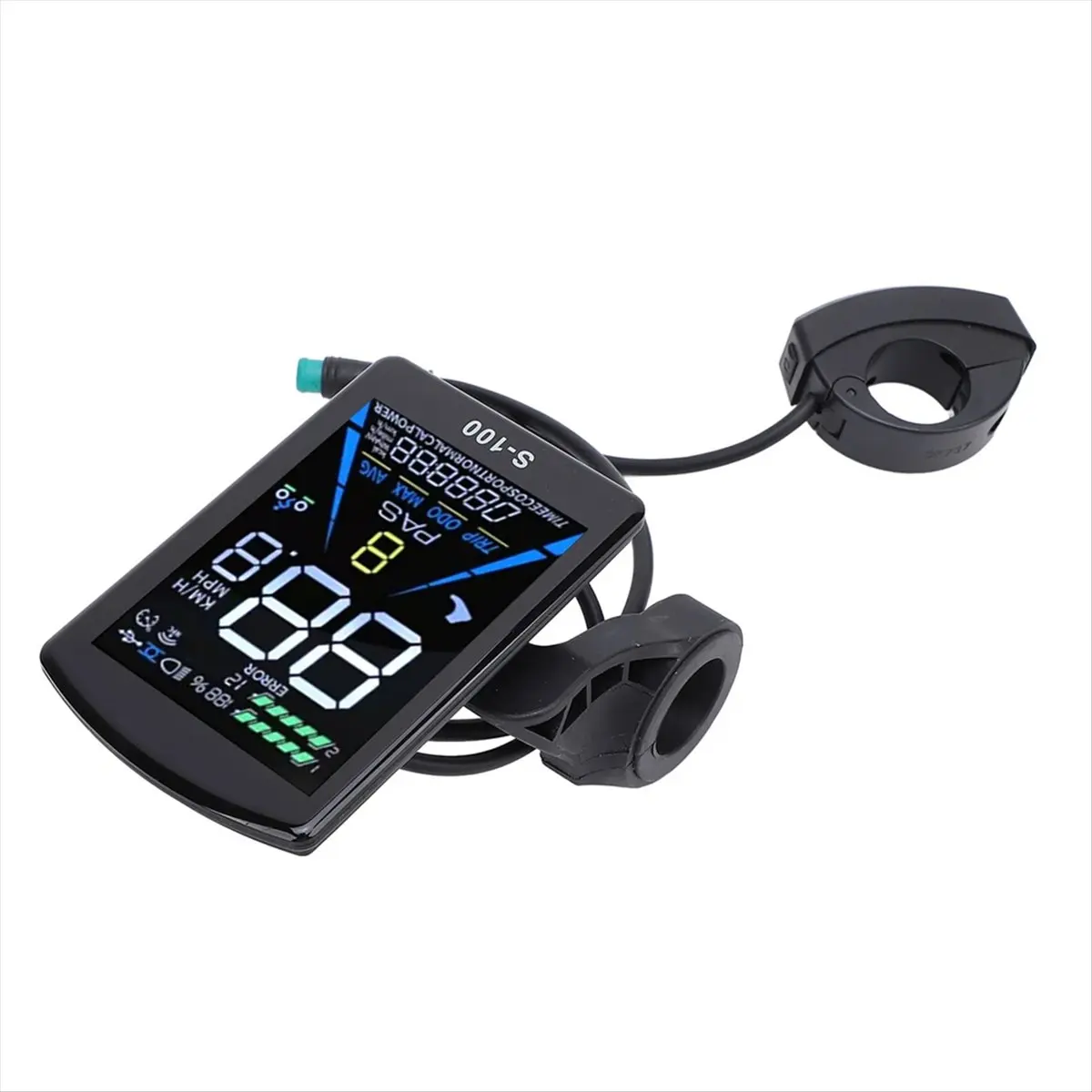 L77A Electric Bike LCD Display 24V 36V 48V 60V 72V Universal 5 Pin Water Proof Connector S-100 Panel Screen