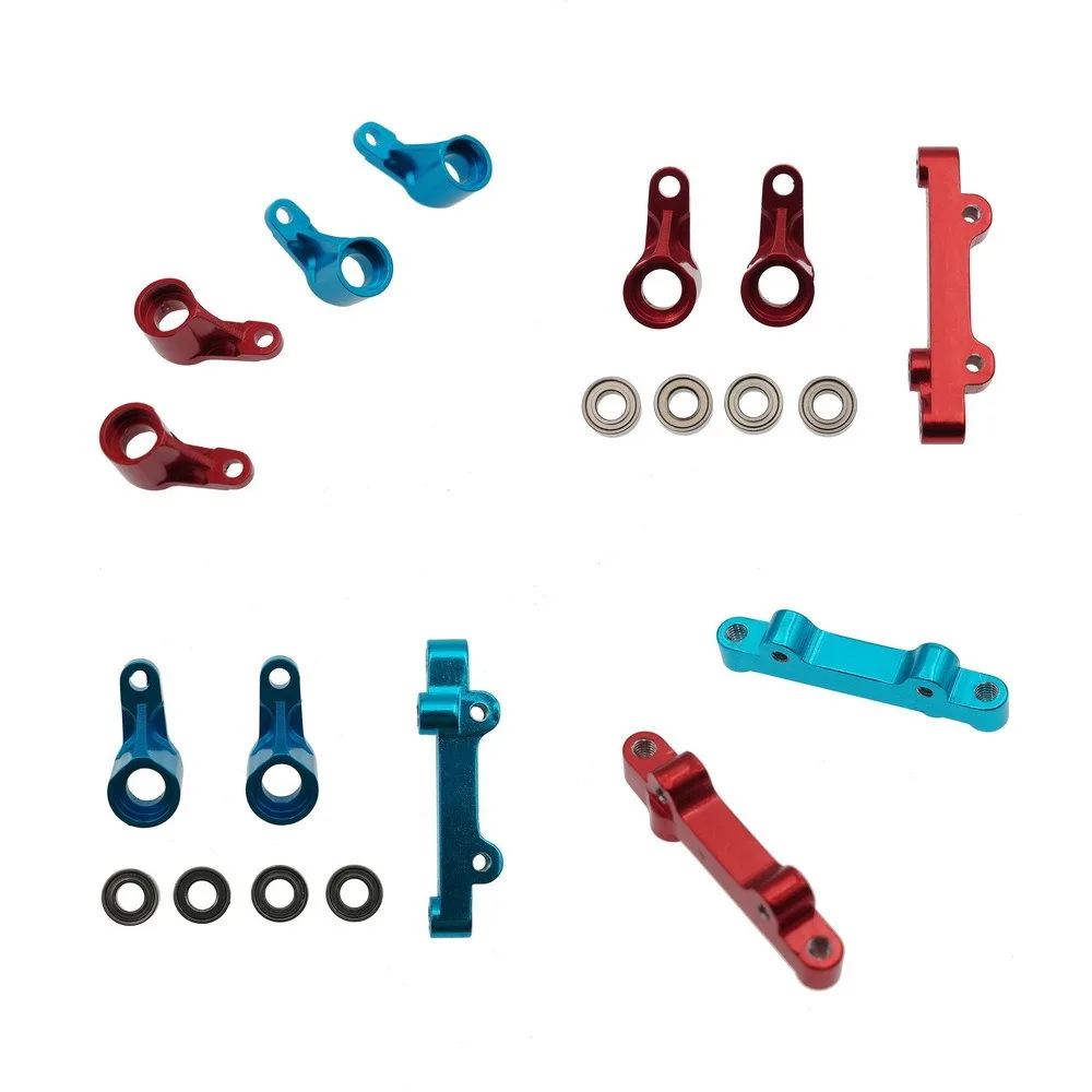 Aluminum Upgrade Parts For 1/18  Mini T 2 0 2WD Stadium Truck RTR RC Car Stub Axle Lower Suspension Arms Durable
