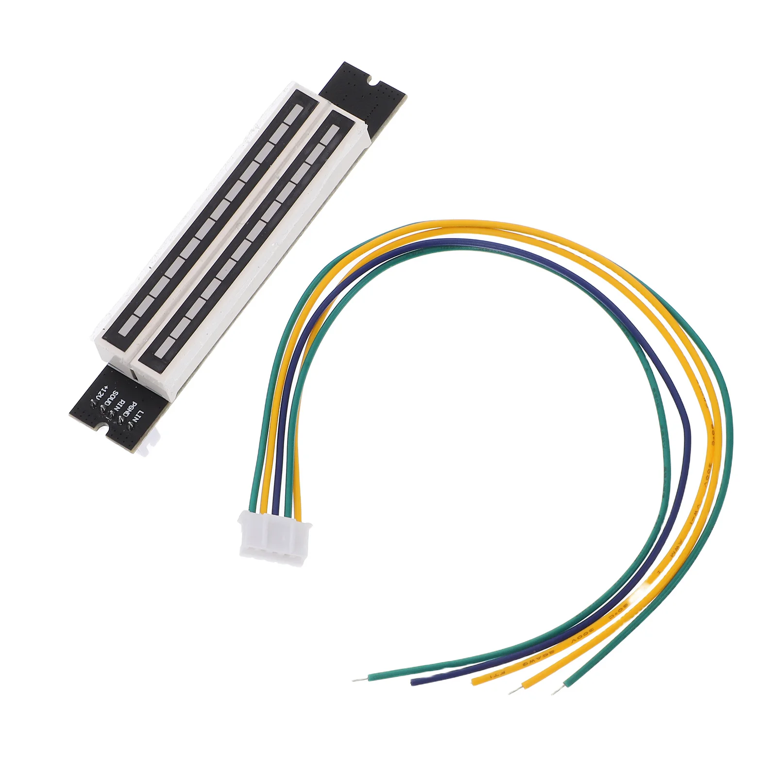 1Set ثنائي القناة الصوت LED الموسيقى الطيف مؤشر الضوء 12 بت القرار الكلاسيكية 7G 3R مزيج الألوان ل