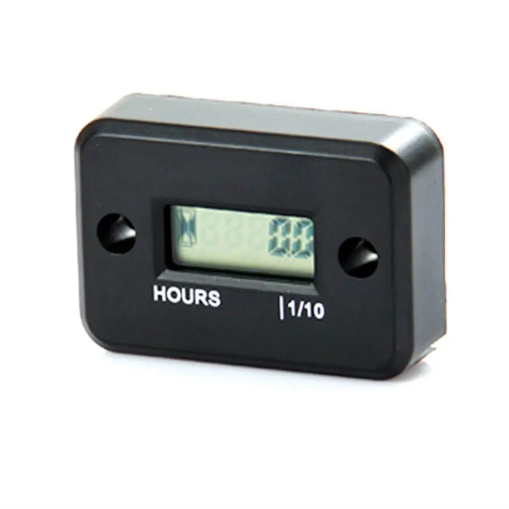 Bougie d'allumage numérique LCD pour moto, tachymètre, compteur horaire, moteur