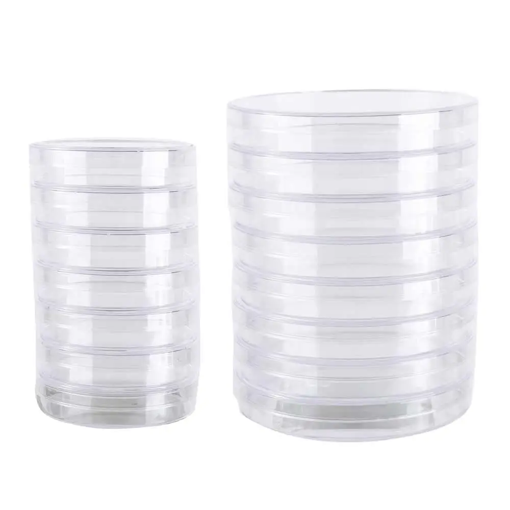 School Supplies Transparent 55x15mm with Lids 90x15mm Petri Dishes Sterile Petri Dishes Bacteria Culture Dish Clear Petri Dish