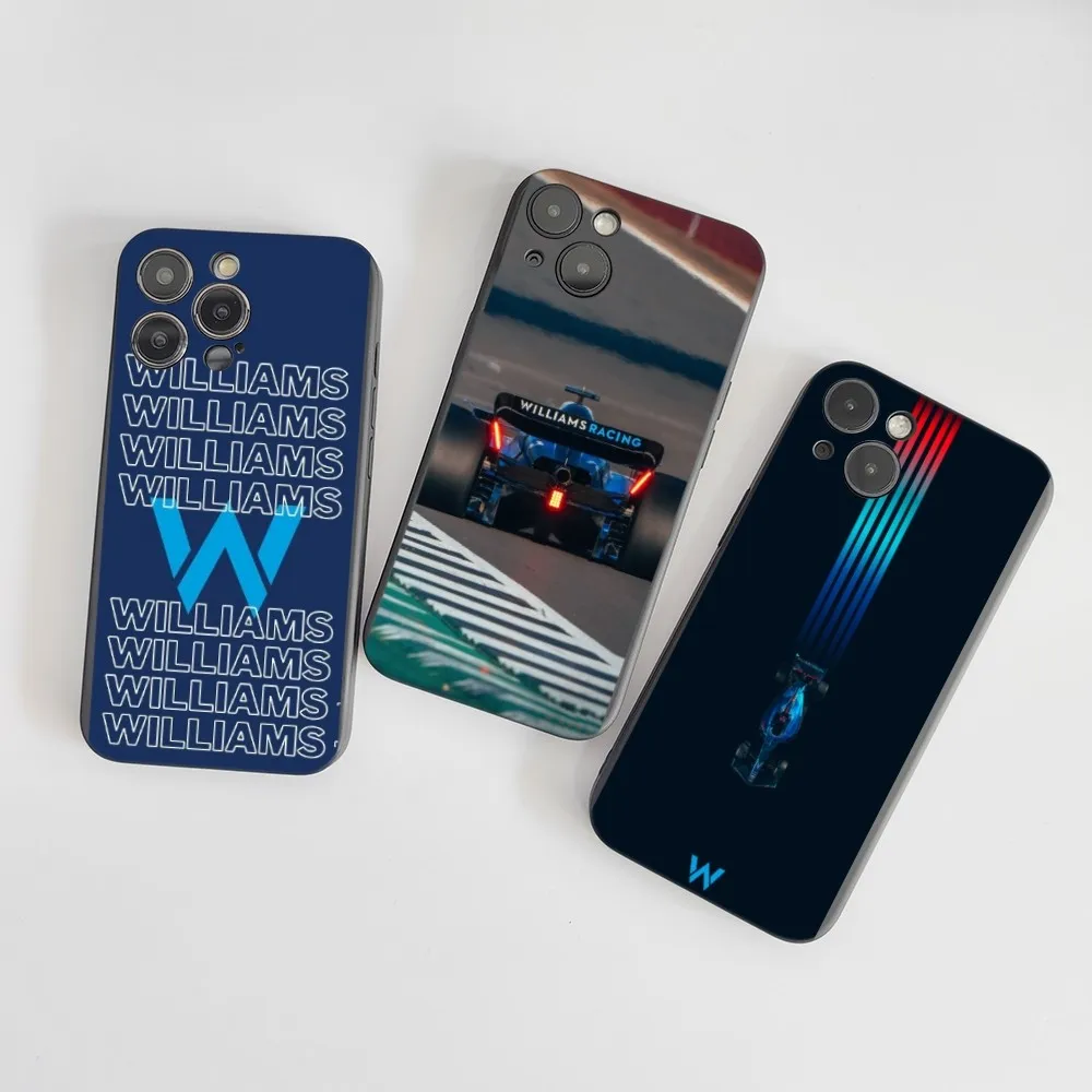 1PC W-Williams F1 Racing Phone Case Silicone Soft For iPhone 16 15 14 13 12 11 X XR Plus Pro Max Plus