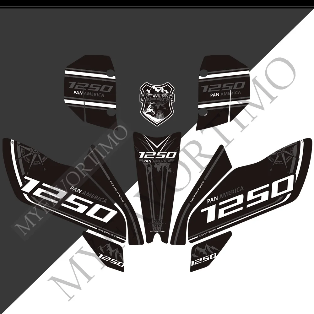 For HARLEY Pan America 1250 Emblem Gas Kit Tank Pad Protector Stickers Fairing Motorcycle Knee Decal Fender 2020 2021 2022 view 3