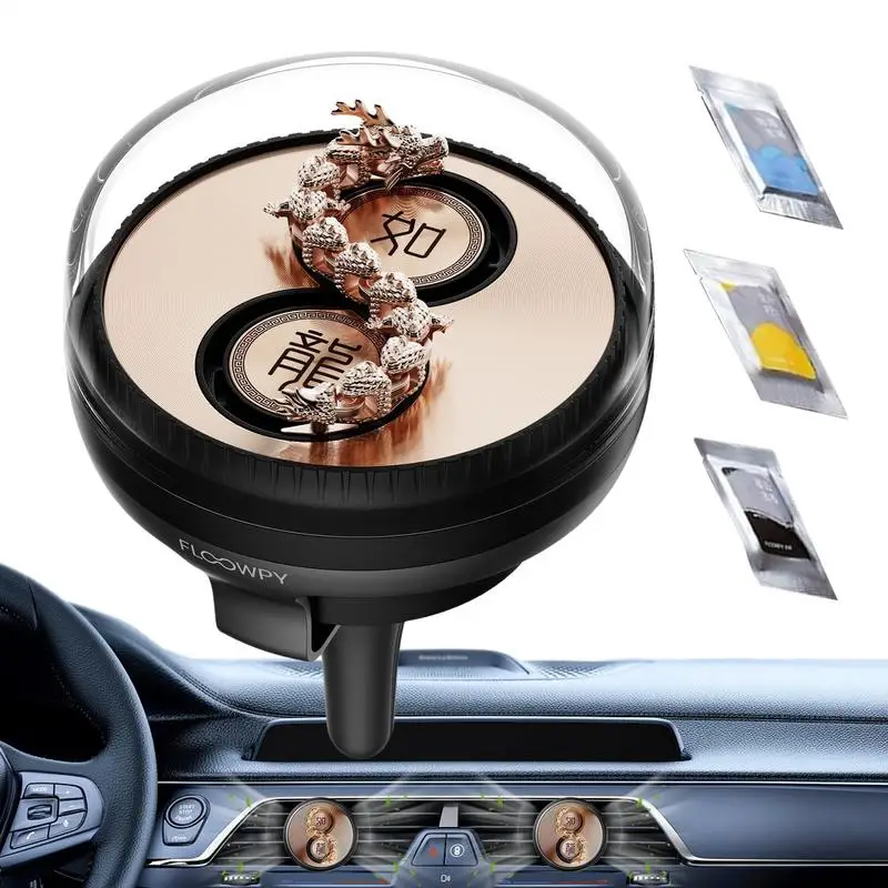 

Car Fresheners Wind Energy Aromatherapy Diffuser Scented Rotating Dragon Air Freshener For Home Kitchen Car Bedroom Studio