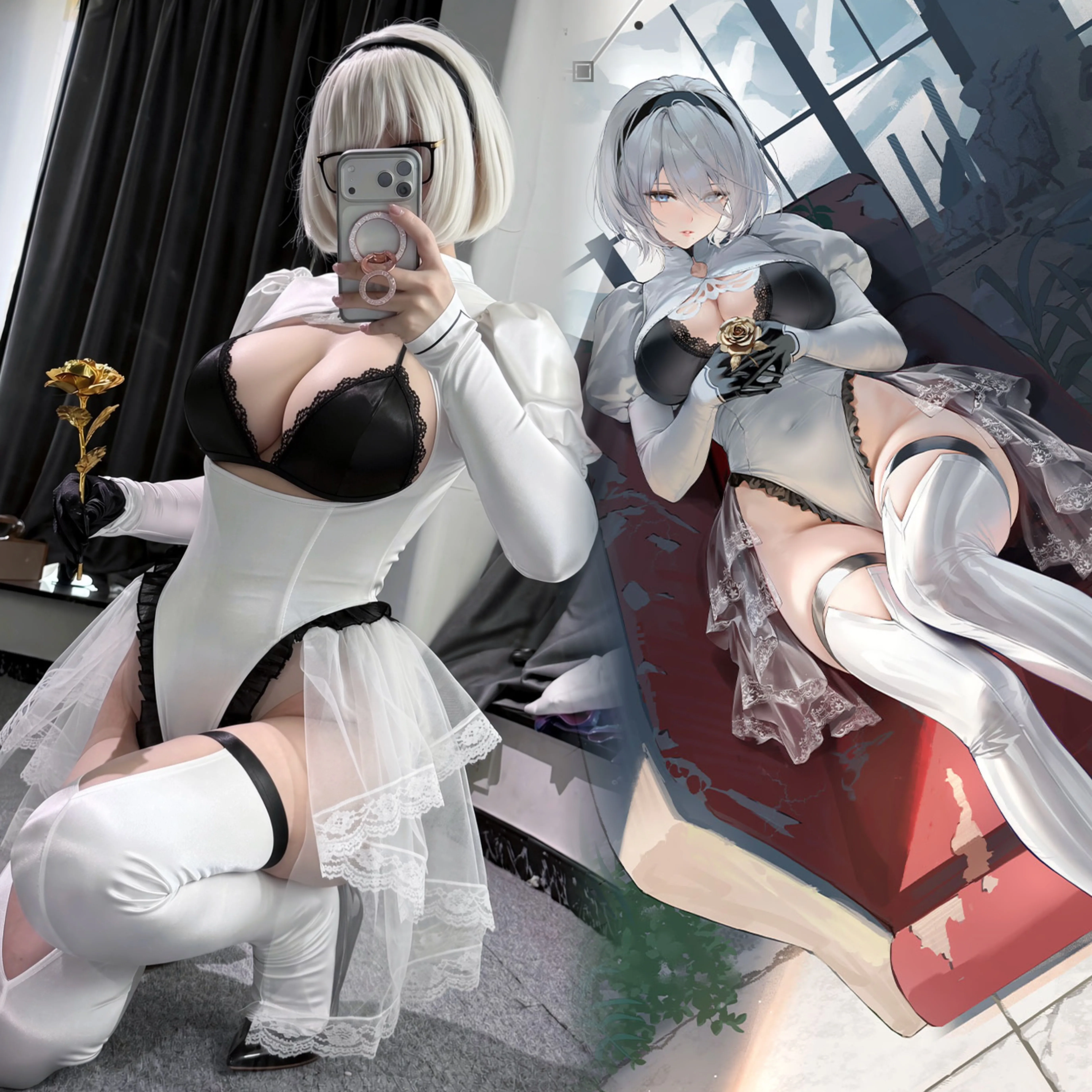 Azur Lane Automata 2B Cosplay  - огляд і ціна Anime Cosplay Jumpsuit