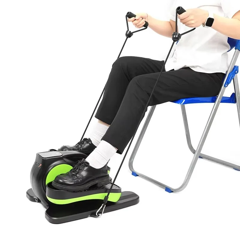 

Mini Cross Trainer Desk Exercise Bike Elliptical Machine Leg Exerciser For Daily Household Training