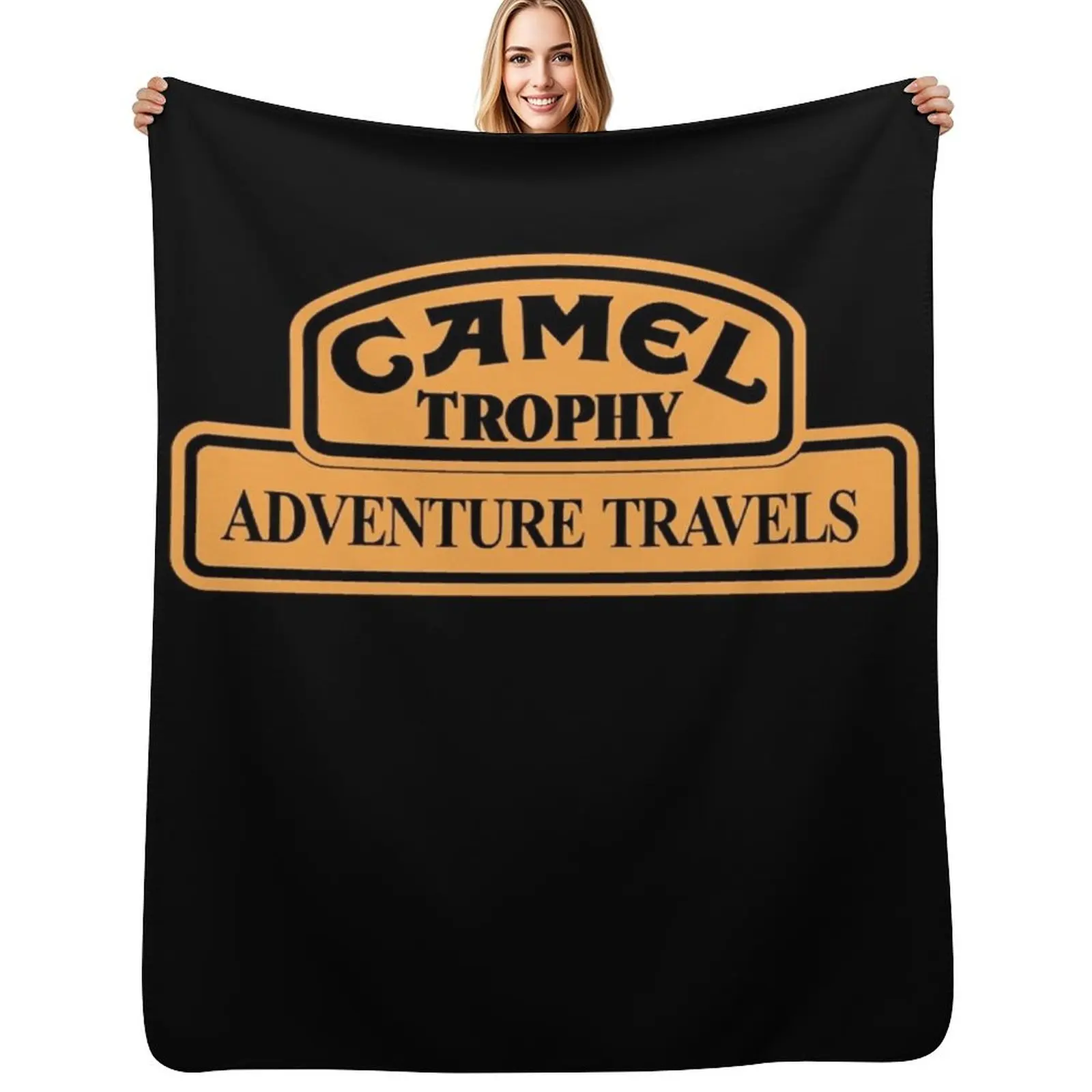 CAMEL TROPHY Throw Blanket Plaid Travel Cute Stuffeds For Baby Blankets For Bed Blankets