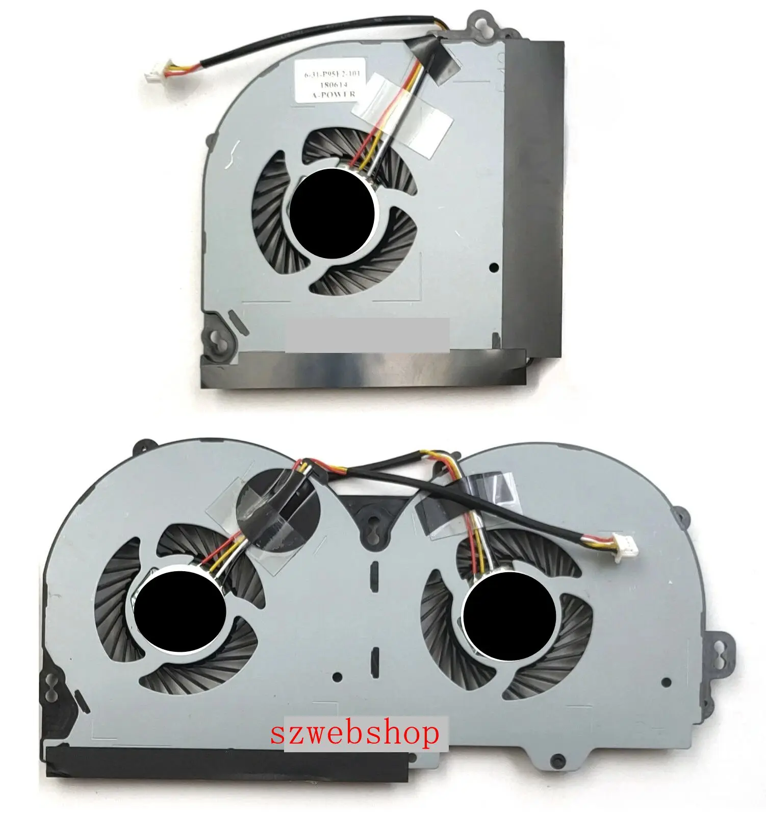 

New Laptop For Clevo P960 P960RF P970 P970RF P960RC P970RN P970RD P950 T97 T96E CPU GPU Cooling Fan