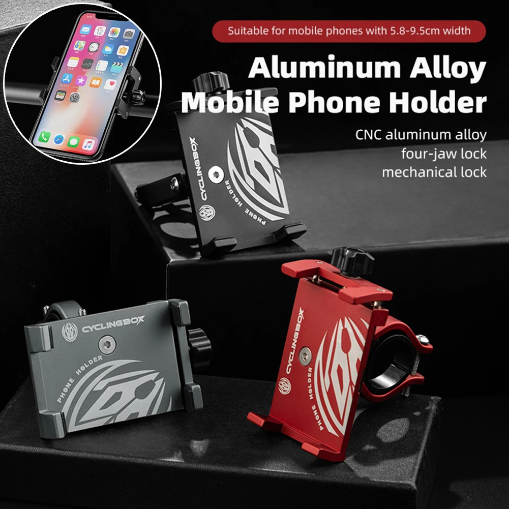 Bike Phone Holder Bicycle Handlebar Mount Holder for Cell Phone GPS Stand Scooter Motorcycle Cellphone Support Stand Bracket