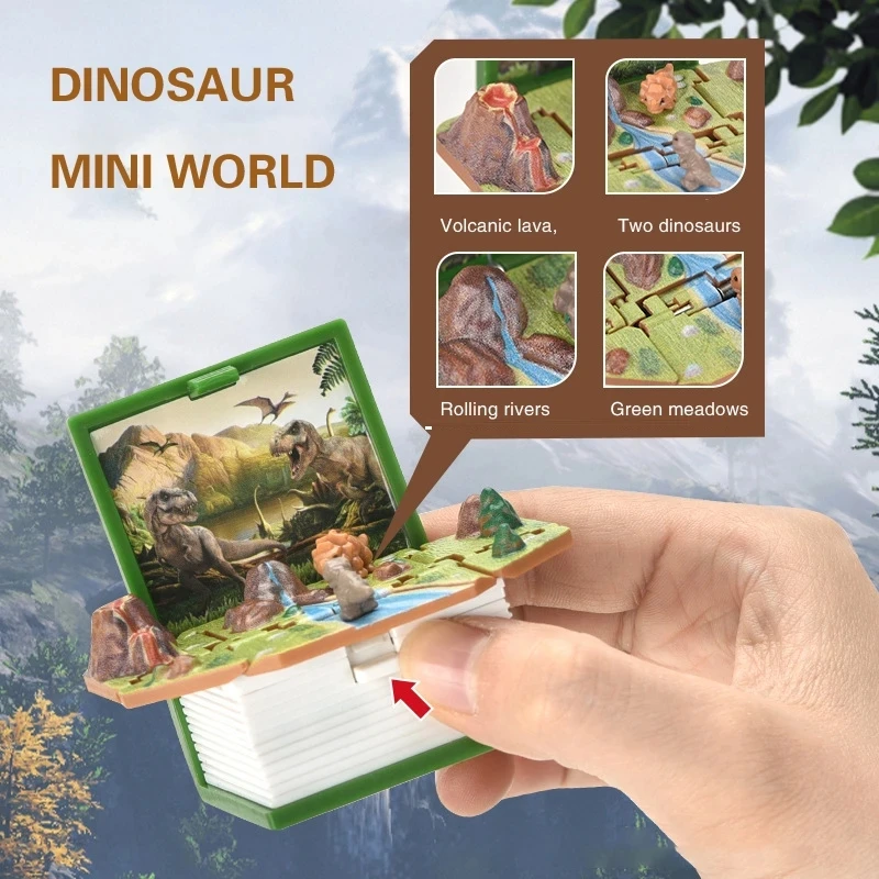 Terbaru kartun hewan lucu 3D kreatif bookmark lucu alat tulis buku dinosaurus buku ruang hadiah terbaik untuk anak-anak