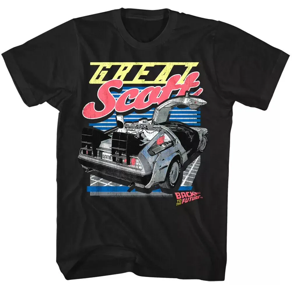 Classic Movie Back To The Future Great Scott Graphic T-Shirt Cotton Men Women Streetwear Tee