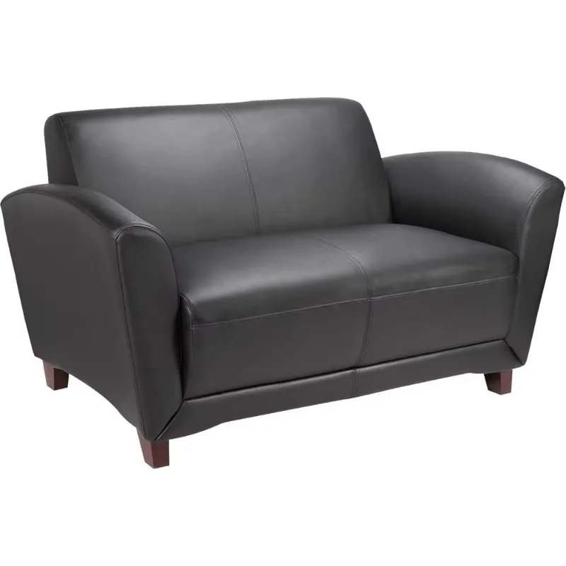 Reception Seating Collection Leather Loveseat