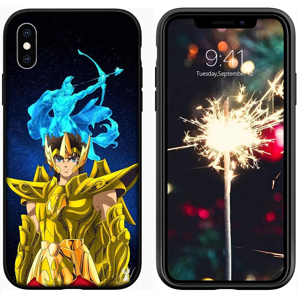 Saints Anime Seiyas Soft Phone Cover for Apple iPhone 16 15 14 13 12 11 Pro Max 6 6S Plus + SE 16+ 6+ 6+ Silicone Case