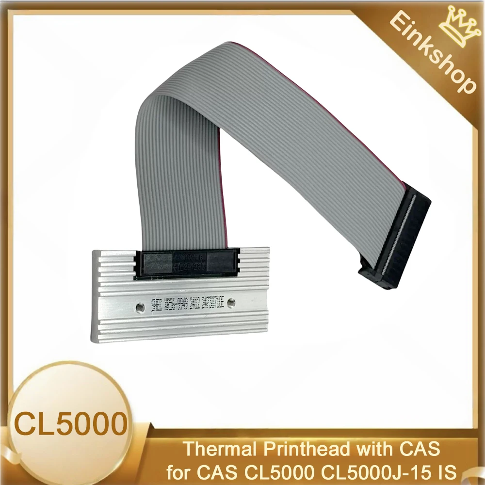 1/2PC with CAS CL5000 CL5000J-15 IS CL5000J CL5200 CL3000 Thermal Printhead for Label Scales Print Head Compatible with CAS