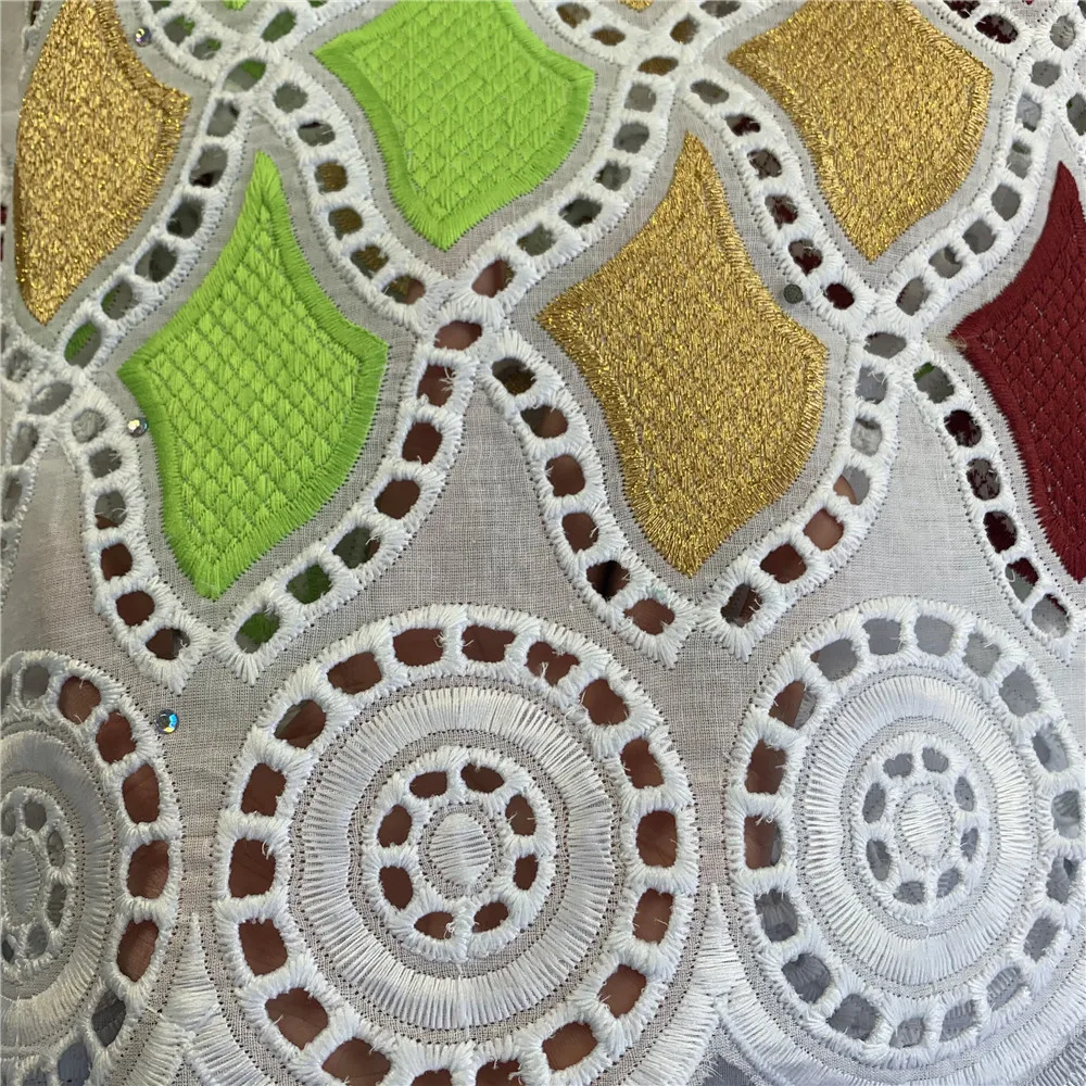 

2025 Africa Nigerian Sequins for Wedding Dress Chiffon Tulle Lace Fabric High Quality Party Guipure Sewing cotton 5Yard XL126