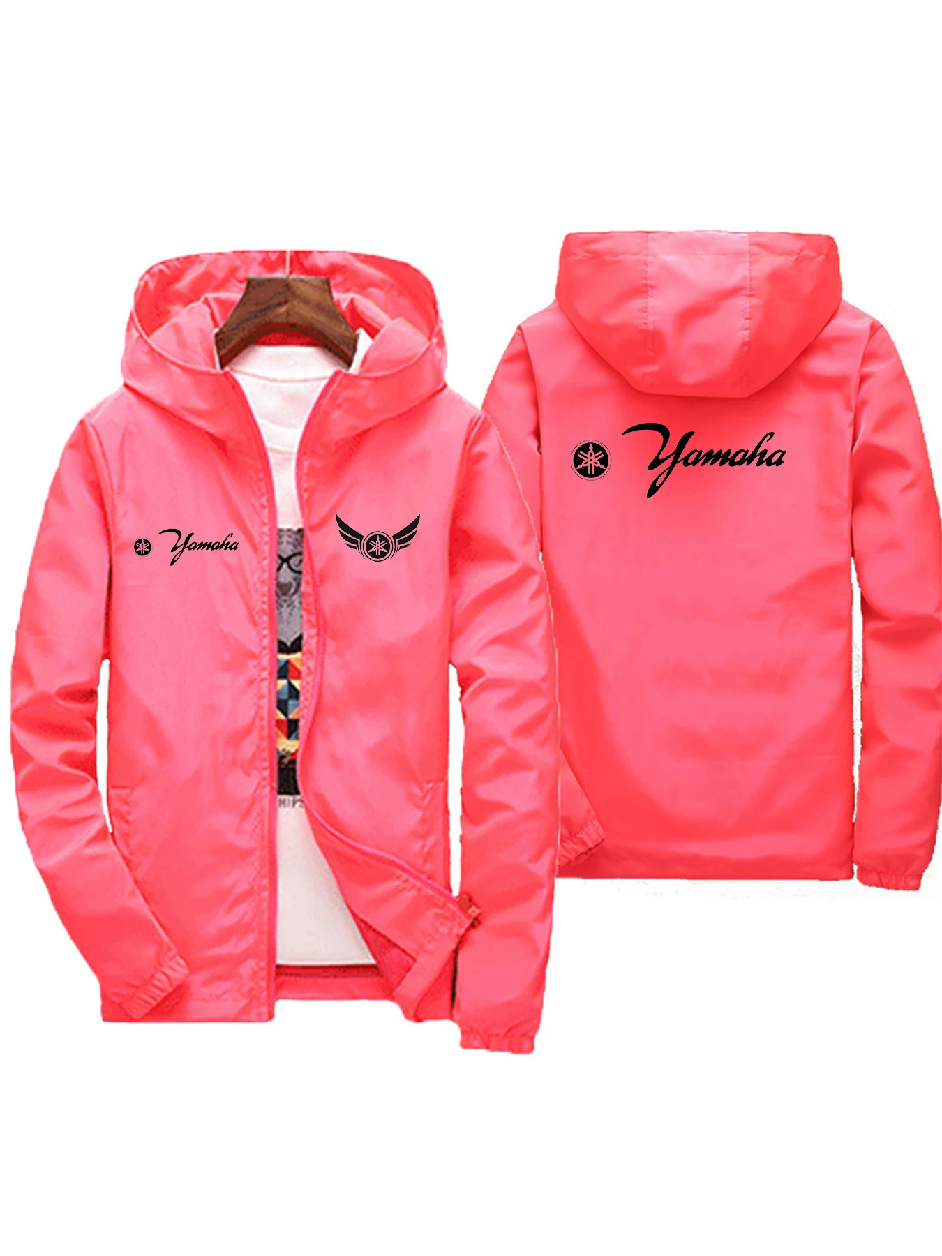 

Fashionable Yamaha branded motorcycle racing men's outdoor jacket, lightweight and breathable summer sunscreen clothing, casual