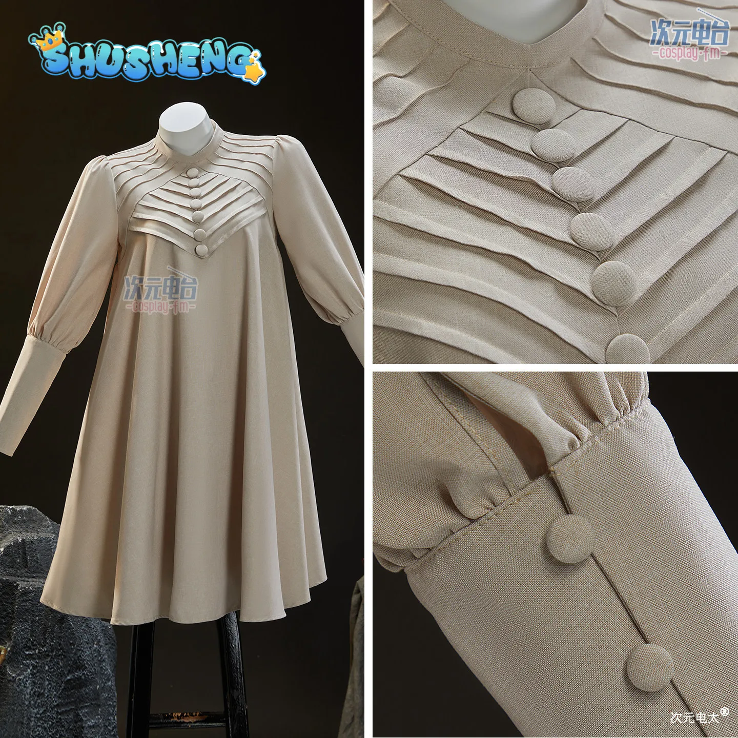 

In stock Anime Witch Hat Atelier Coco Cosplay Costume Blue Sweet Campus Uniform Cloak Coat Halloween Carnival Coco Woman Dress
