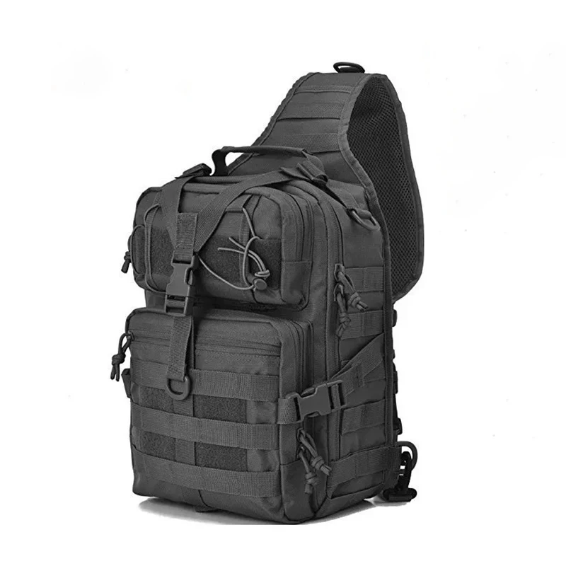 

Tactical Military Sling Backpack Small Sling Rover Shoulder Bag Molle Outdoor Camping Daypack Backpack with Adjustable Strap